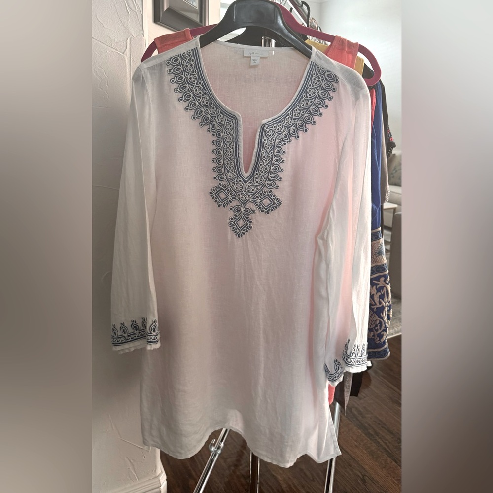 JJill linen tunic L